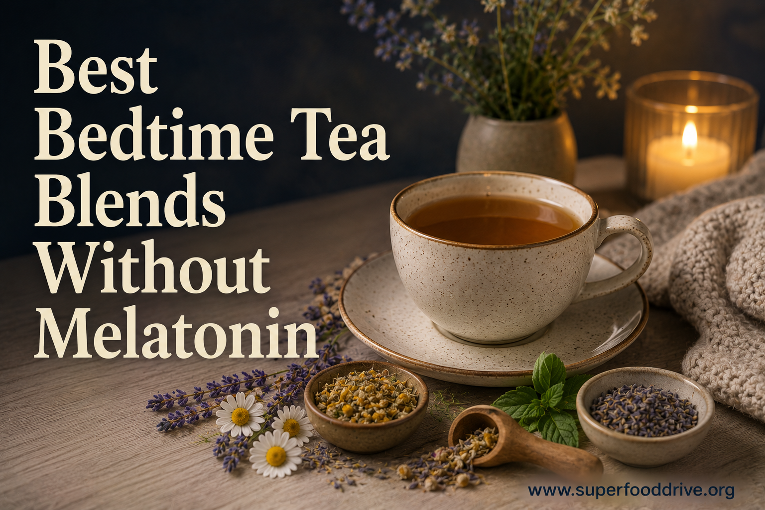 Best Bedtime Tea Blends Without Melatonin