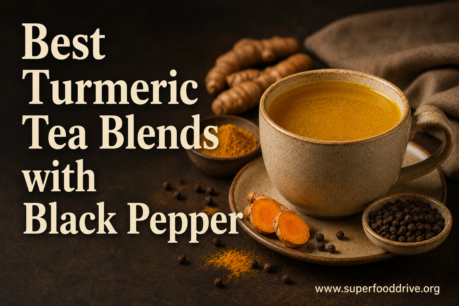 Best Turmeric Tea Blends with Black Pepper