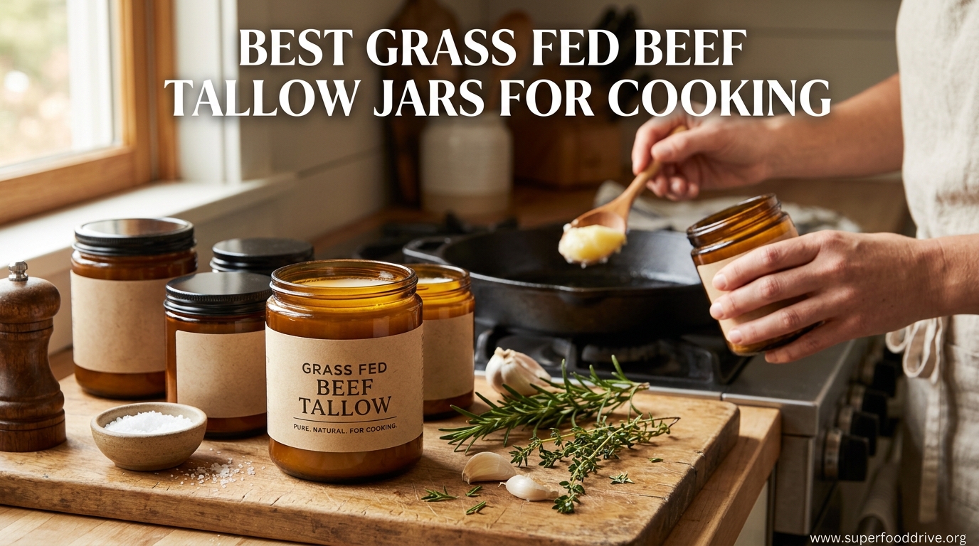 Best Grass Fed Beef Tallow Jars for Cooking