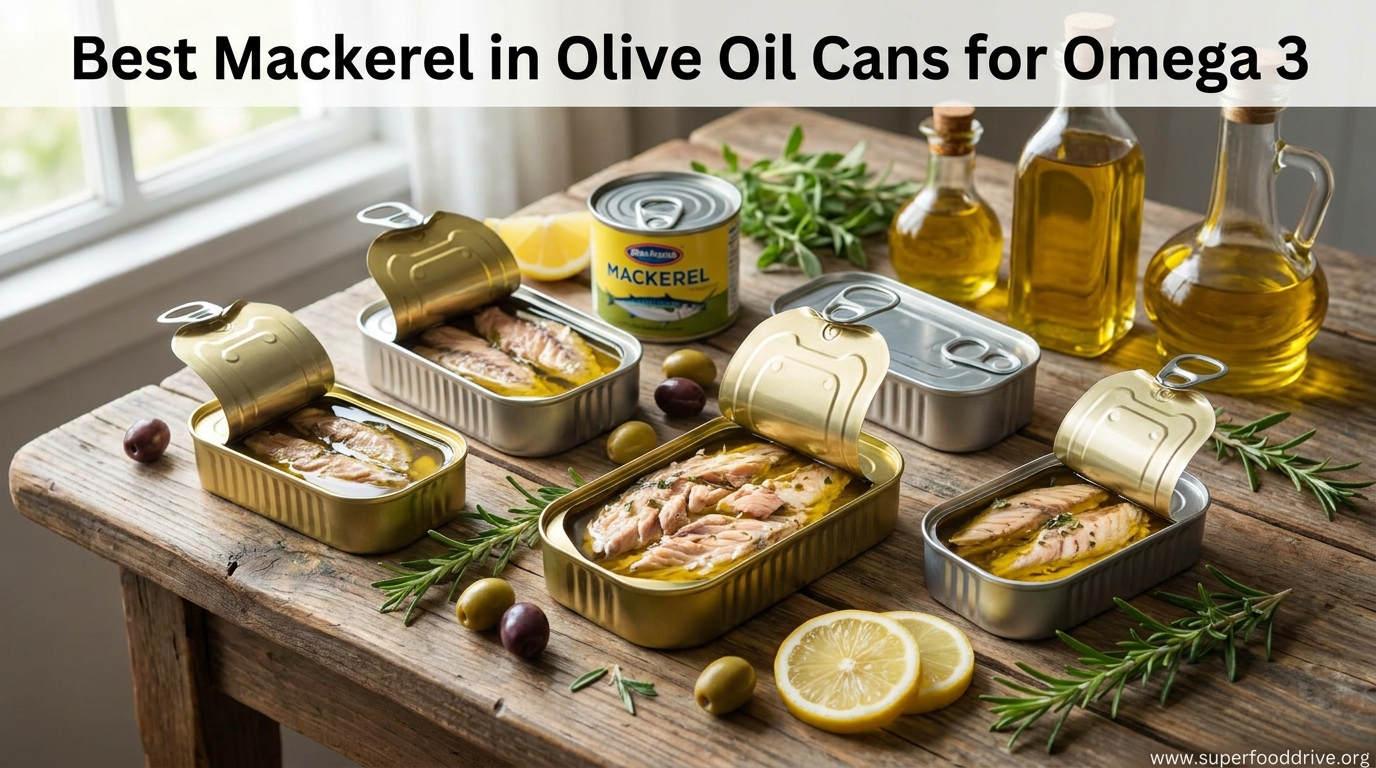 Best Mackerel in Olive Oil Cans for Omega 3