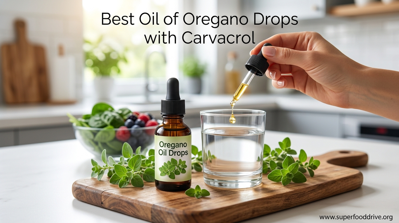 Best Oil of Oregano Drops with Carvacrol