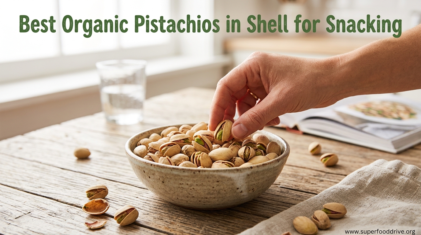 Best Organic Pistachios in Shell for Snacking