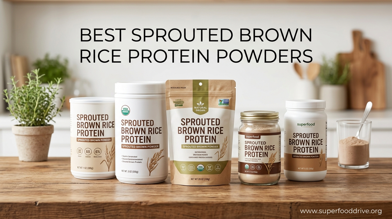 Best Sprouted Brown Rice Protein Powders