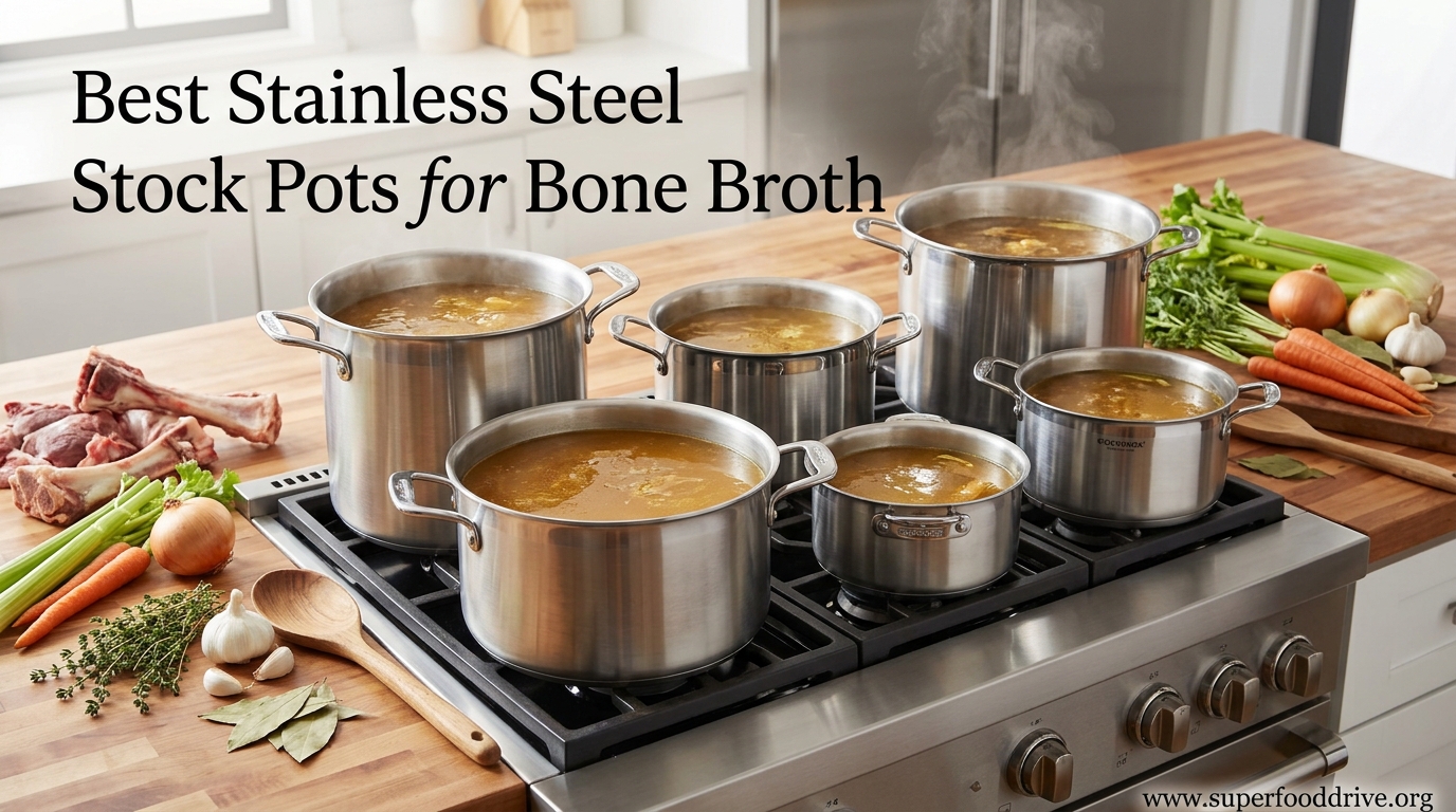 Best Stainless Steel Stock Pots for Bone Broth