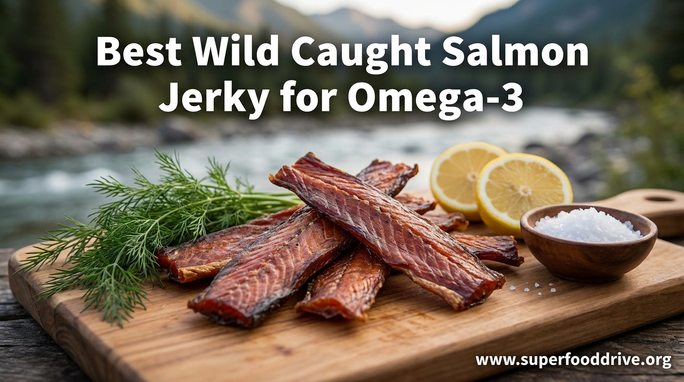 Best Wild Caught Salmon Jerky for Omega-3