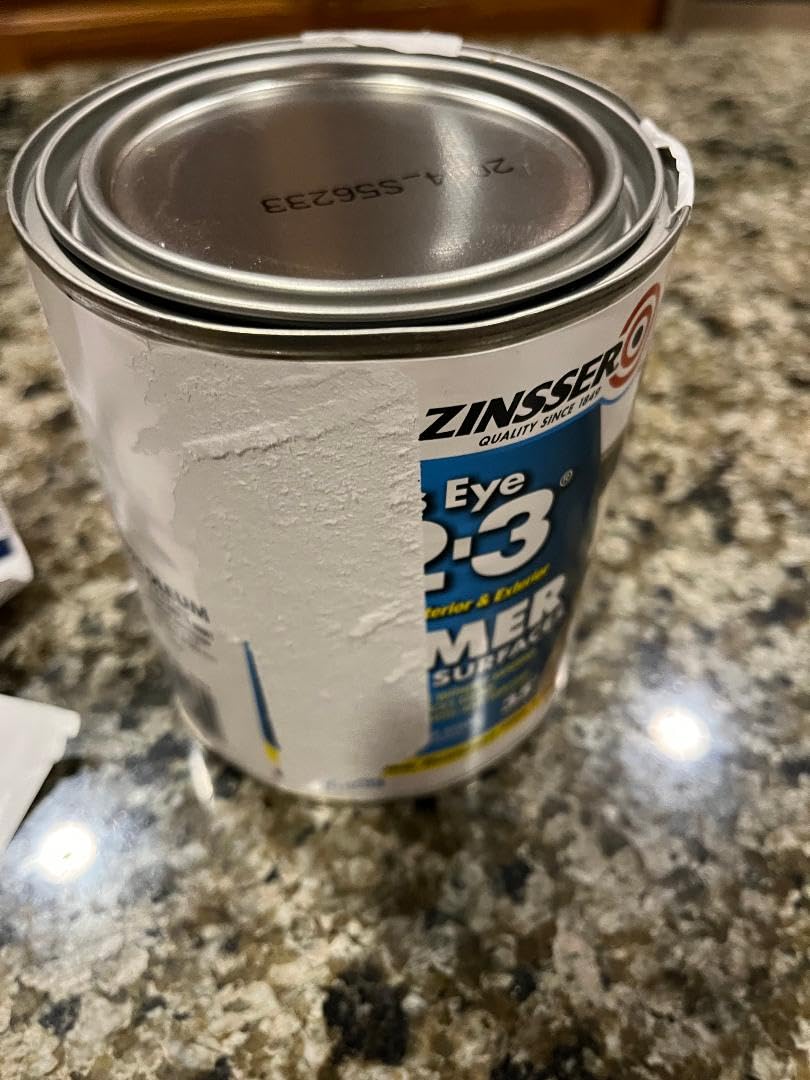 Zinsser Bulls Eye 1-2-3 Water-Base Primer & Sealer, White, Quart customer photo 1