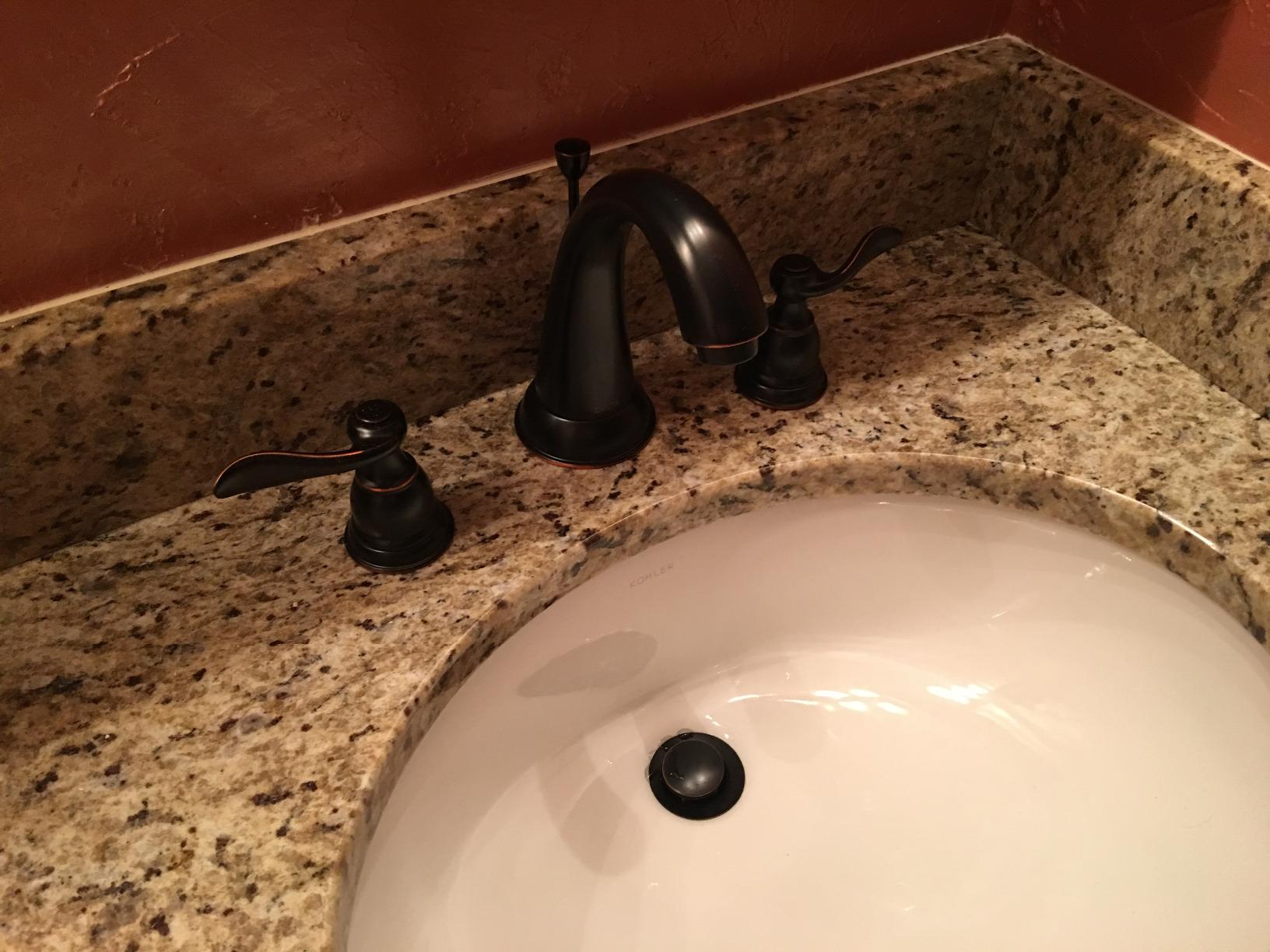 KOHLER 2210-96 Caxton Under-Mount Bathroom Sink, Include Overflow Drain, Fits 14