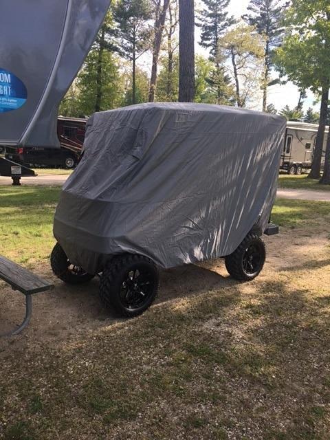 Formosa Covers Deluxe Golf Cart Cover 4 Passenger Extended Roof Premium All Weather Cover customer photo 2