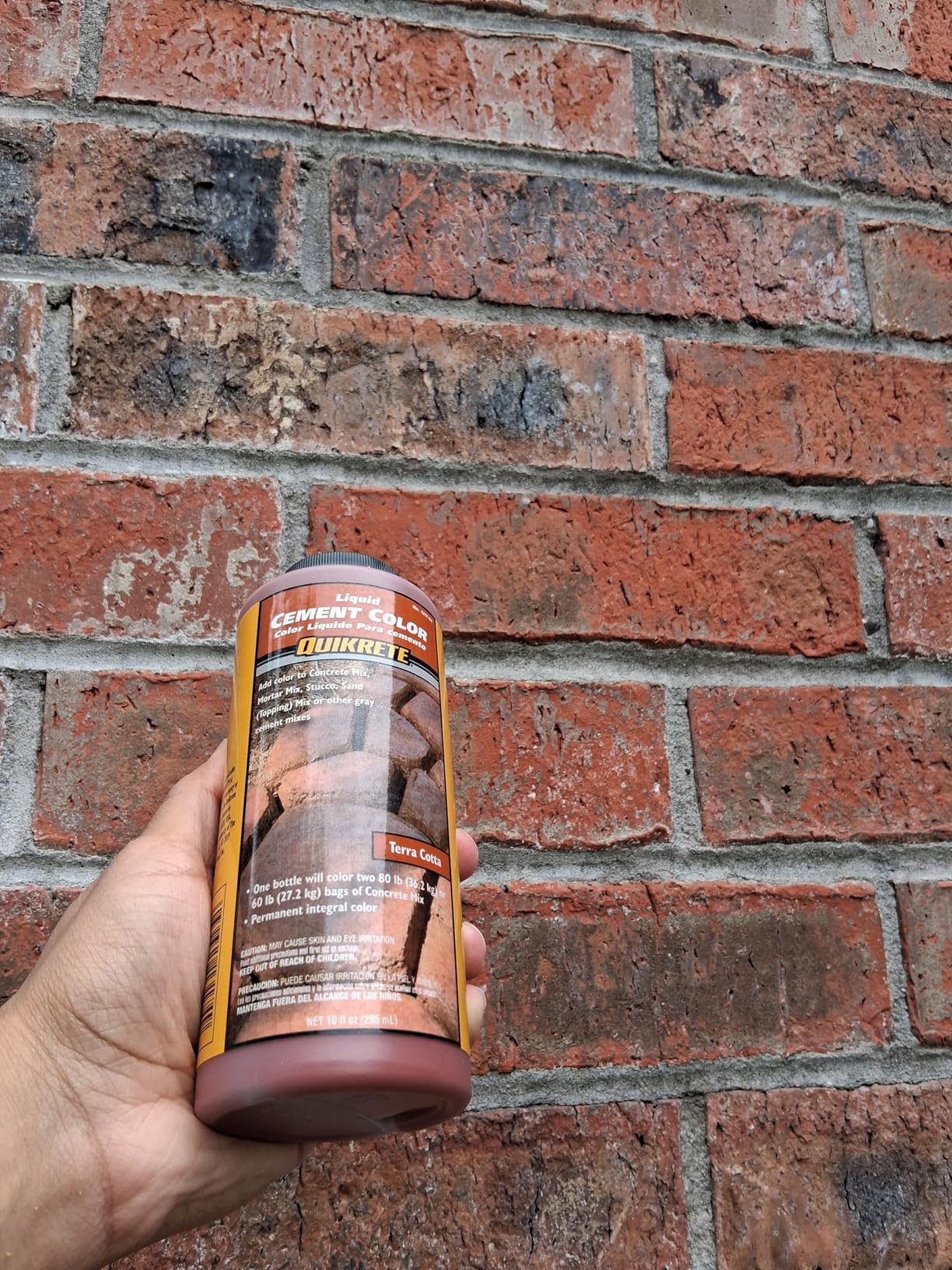 Quikrete Concrete Colorant Bottle, Terracotta, 10 oz customer photo 1