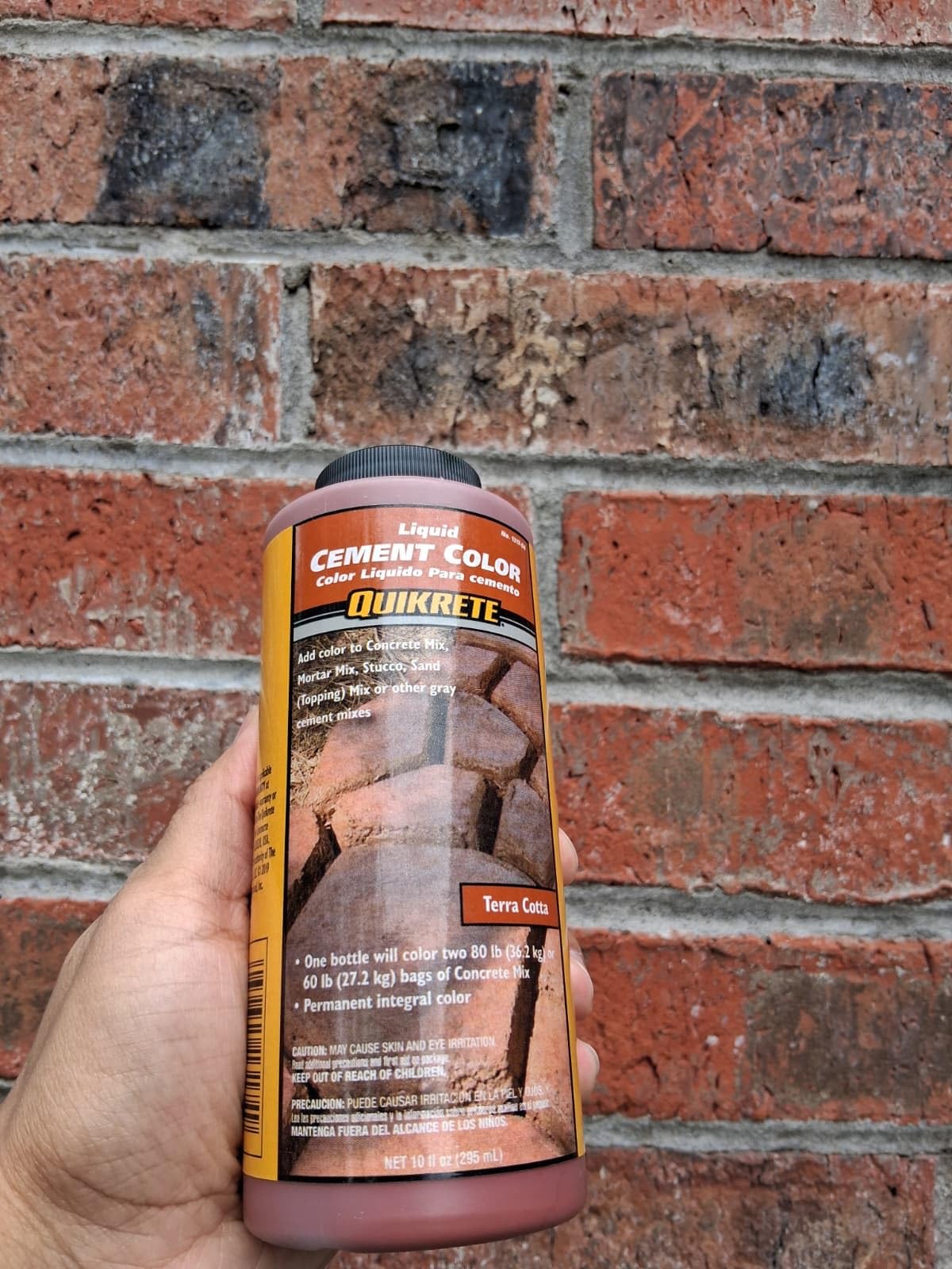 Quikrete Concrete Colorant Bottle, Terracotta, 10 oz customer photo 2
