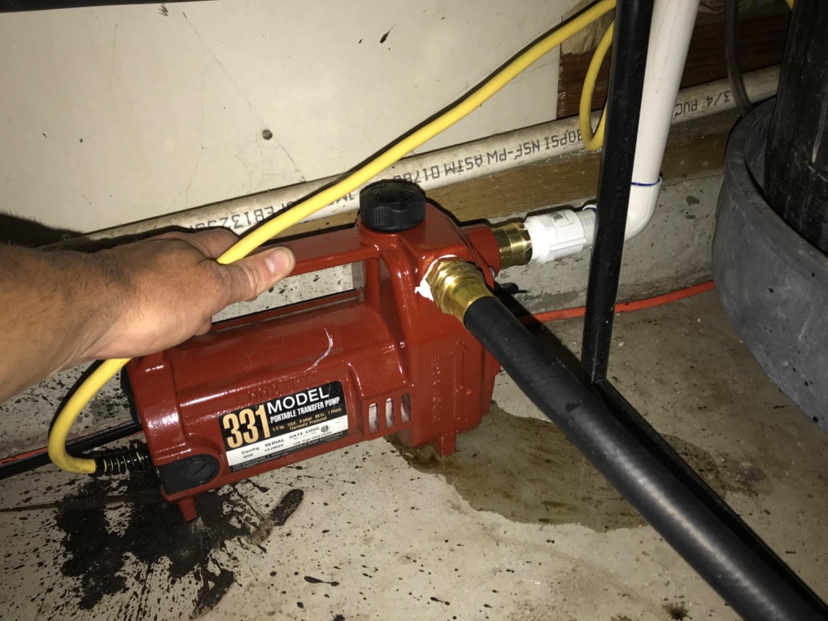 Liberty Pumps 331 1/2-Horse Power Portable Transfer Pump, Aluminum customer photo 2