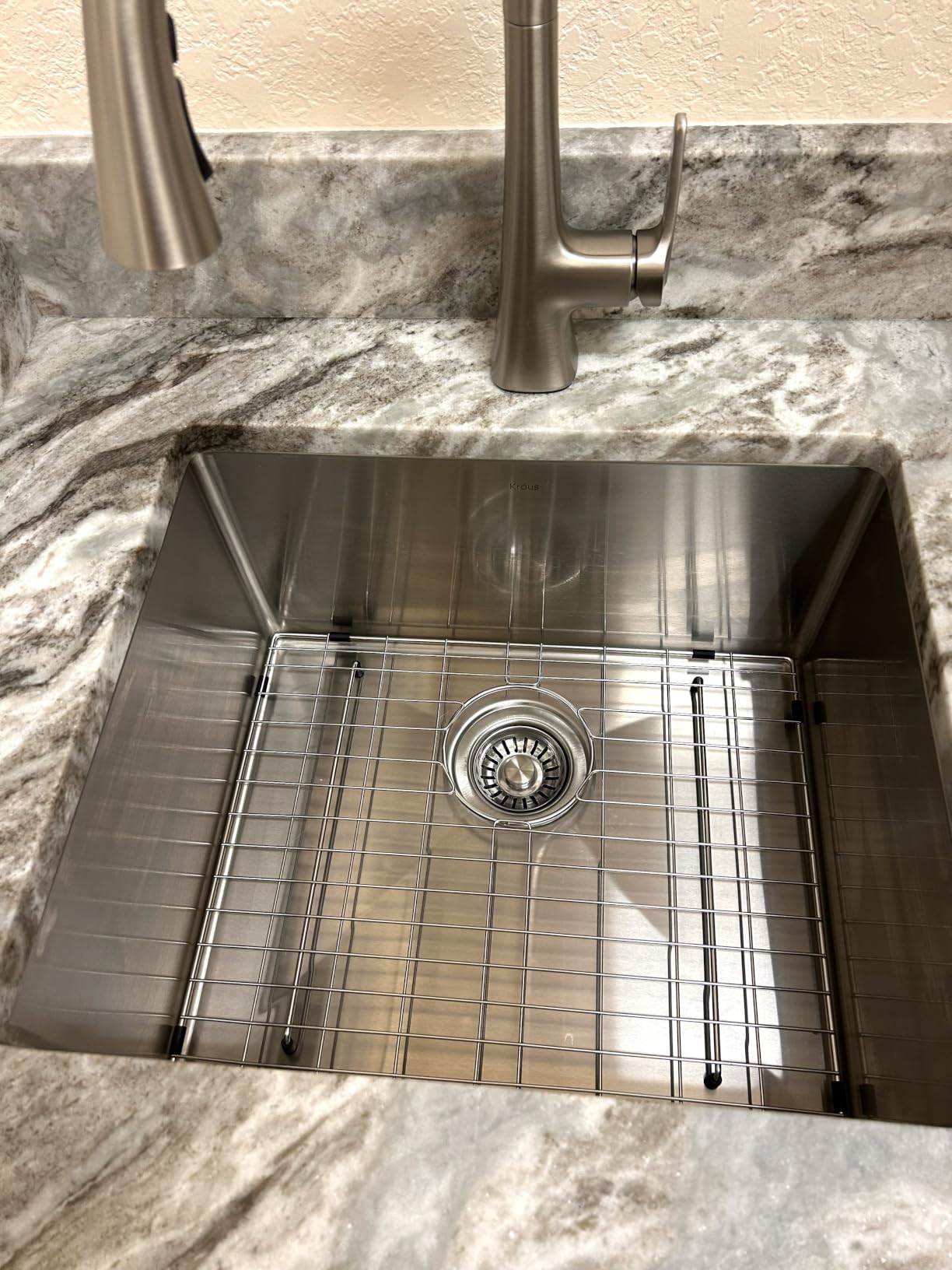 Kraus KHU100-32 Standart PRO 16 Gauge Undermount Single Bowl Stainless Steel Kitchen Sink, 32 Inch customer photo 1