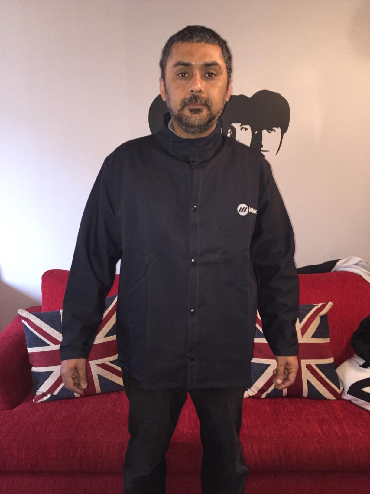 Miller Classic Cloth Jacket - 9oz Navy Cotton Welding Jacket XL - Flame Resistant Jackets customer photo 1