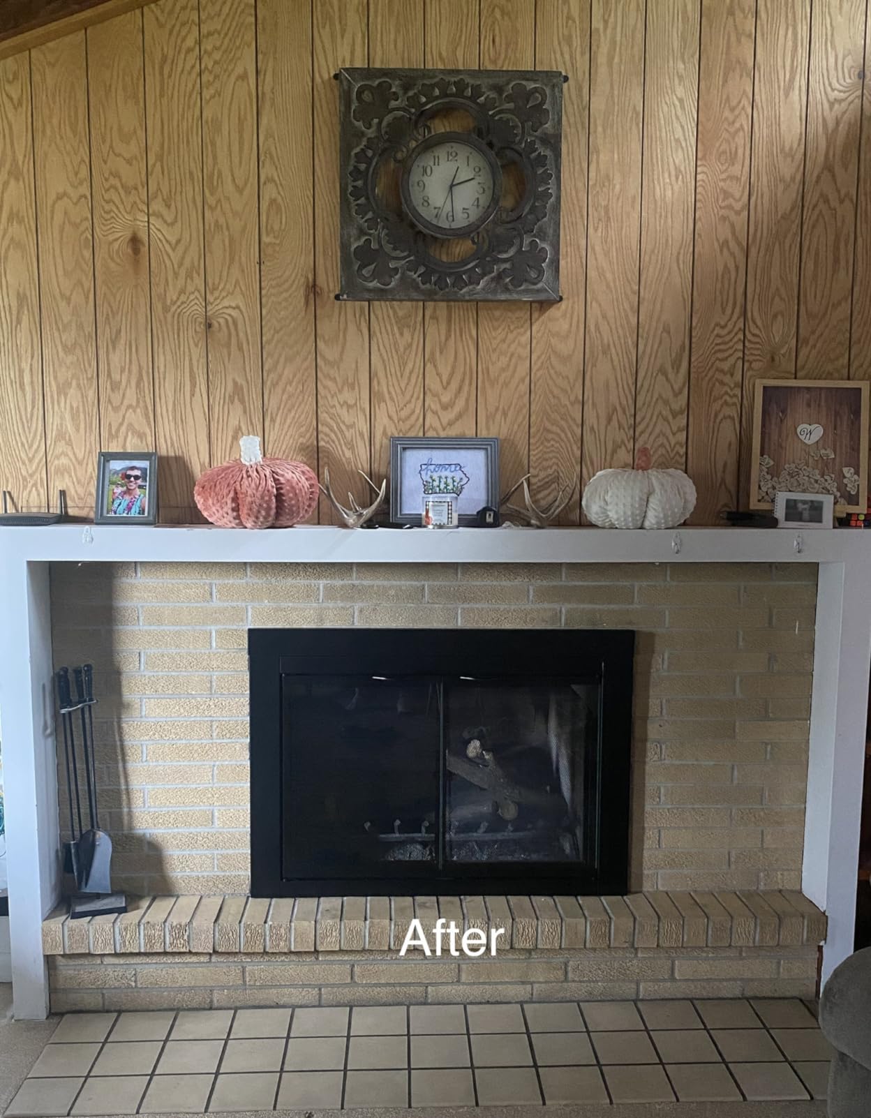 Pleasant Hearth AN-1010 Alpine Fireplace Glass Door, Black, Small customer photo 2
