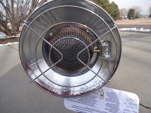 Mr. Heater MH15 Single Tank Top Outdoor Propane Heater, Silver customer photo 1