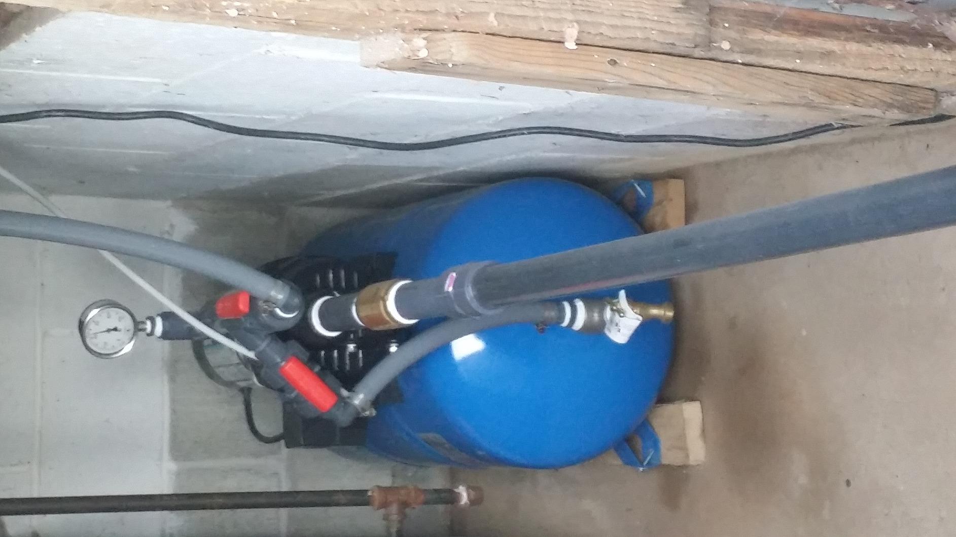 WaterWorker HT20HB Horizontal Pre-Charged Well Tank, 20 Gal, 1 in Mnpt, 100 Psi, Steel, 20 Gallon customer photo 1