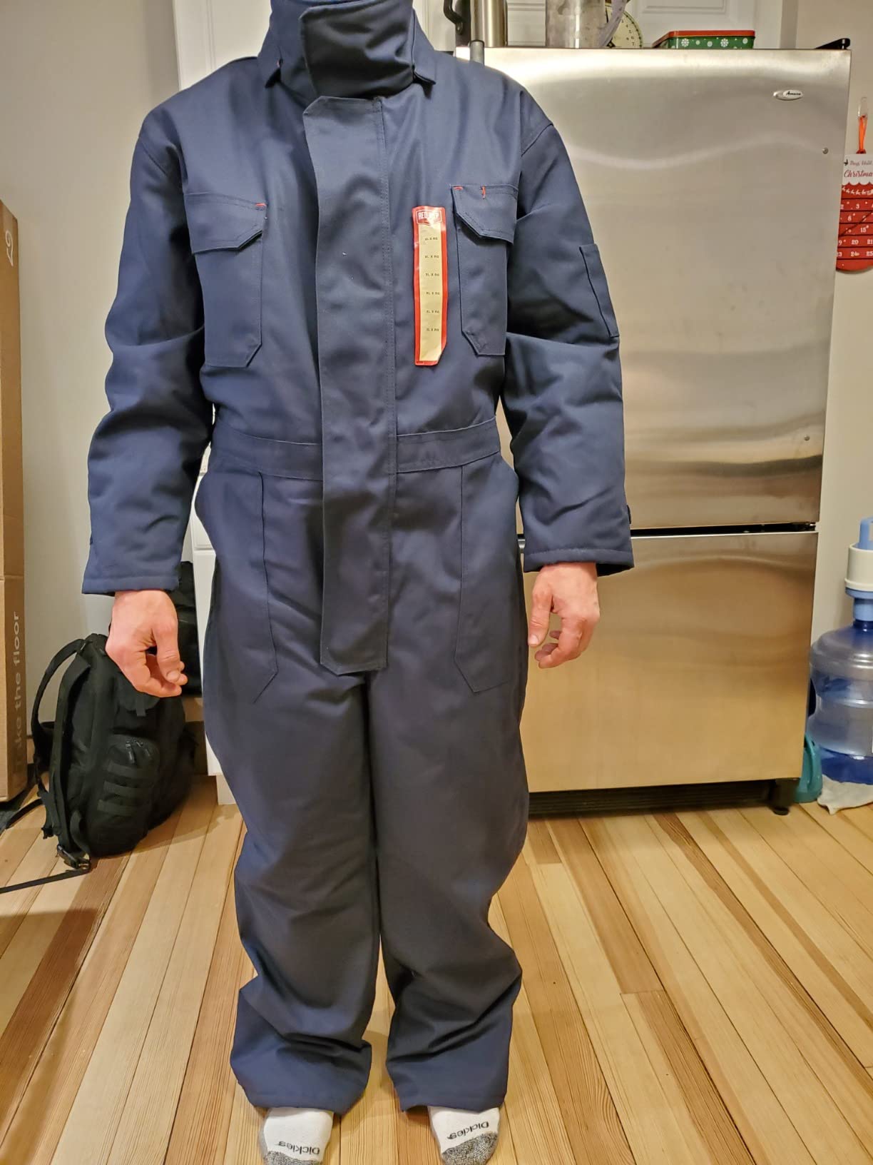 Red Kap Men's Insulated Blended Duck Coverall customer photo 2