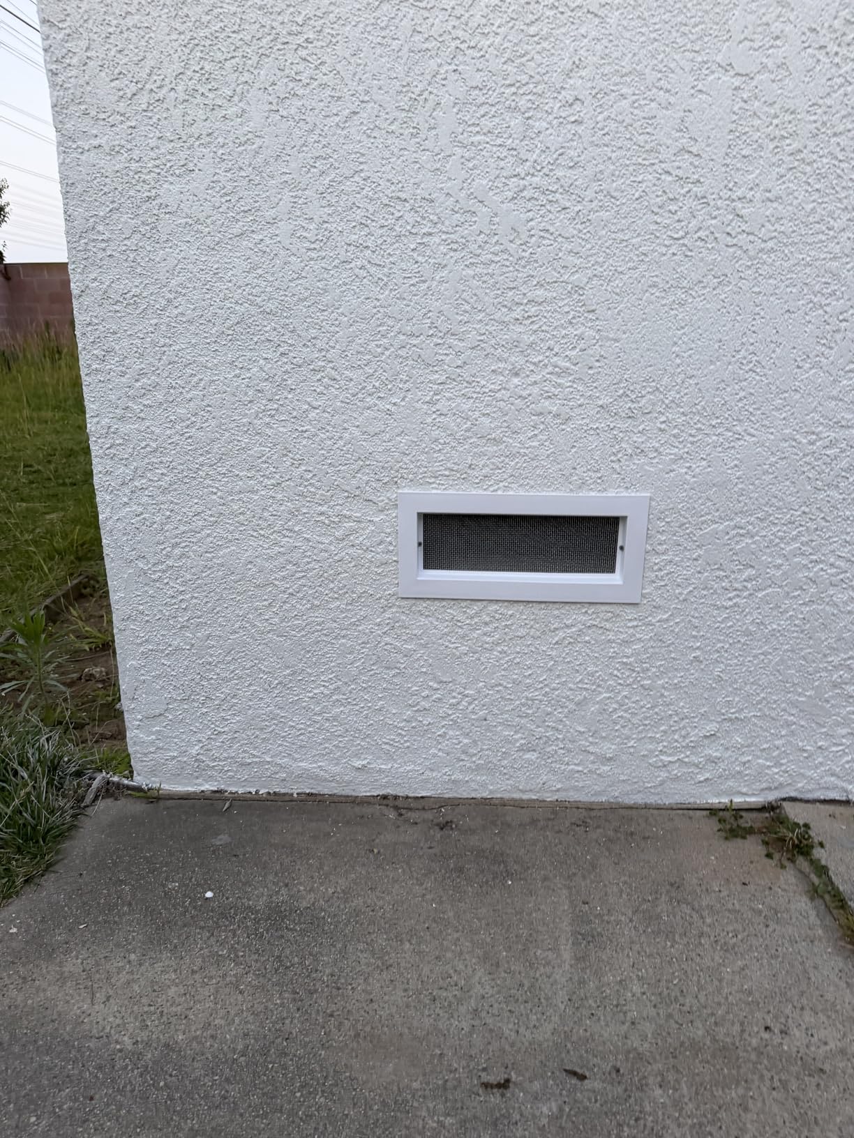 FV100-8H Easy Replacement Vent, Foundation Crawlspace and Garage 5x14 Rough Opening, Galvanized Mesh customer photo 2