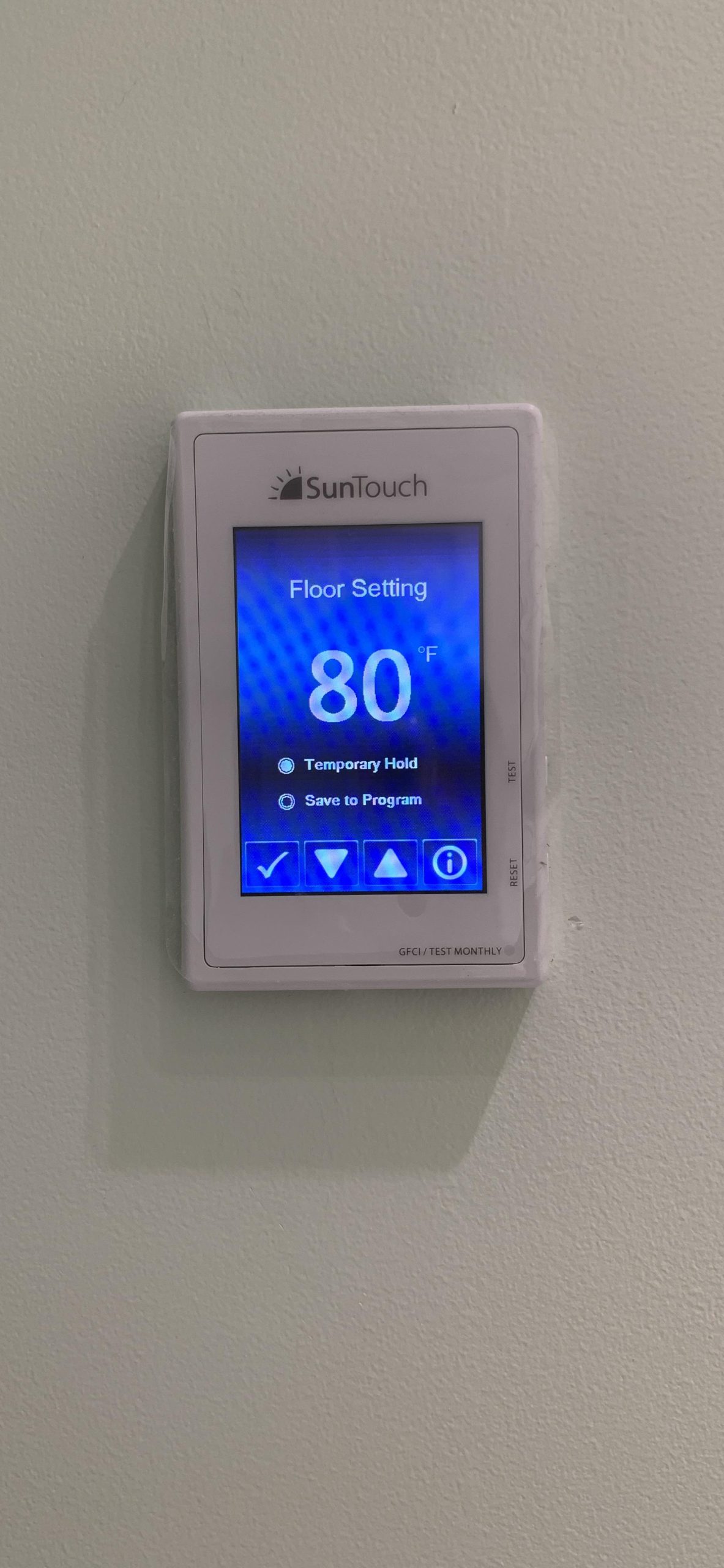 SunTouch TapeMat Electric Under Floor Heating Kit with Command Touch Programmable Thermostat 120V, Orange, 2.0' x 12.5' (25 Sq. Ft. ) customer photo 1