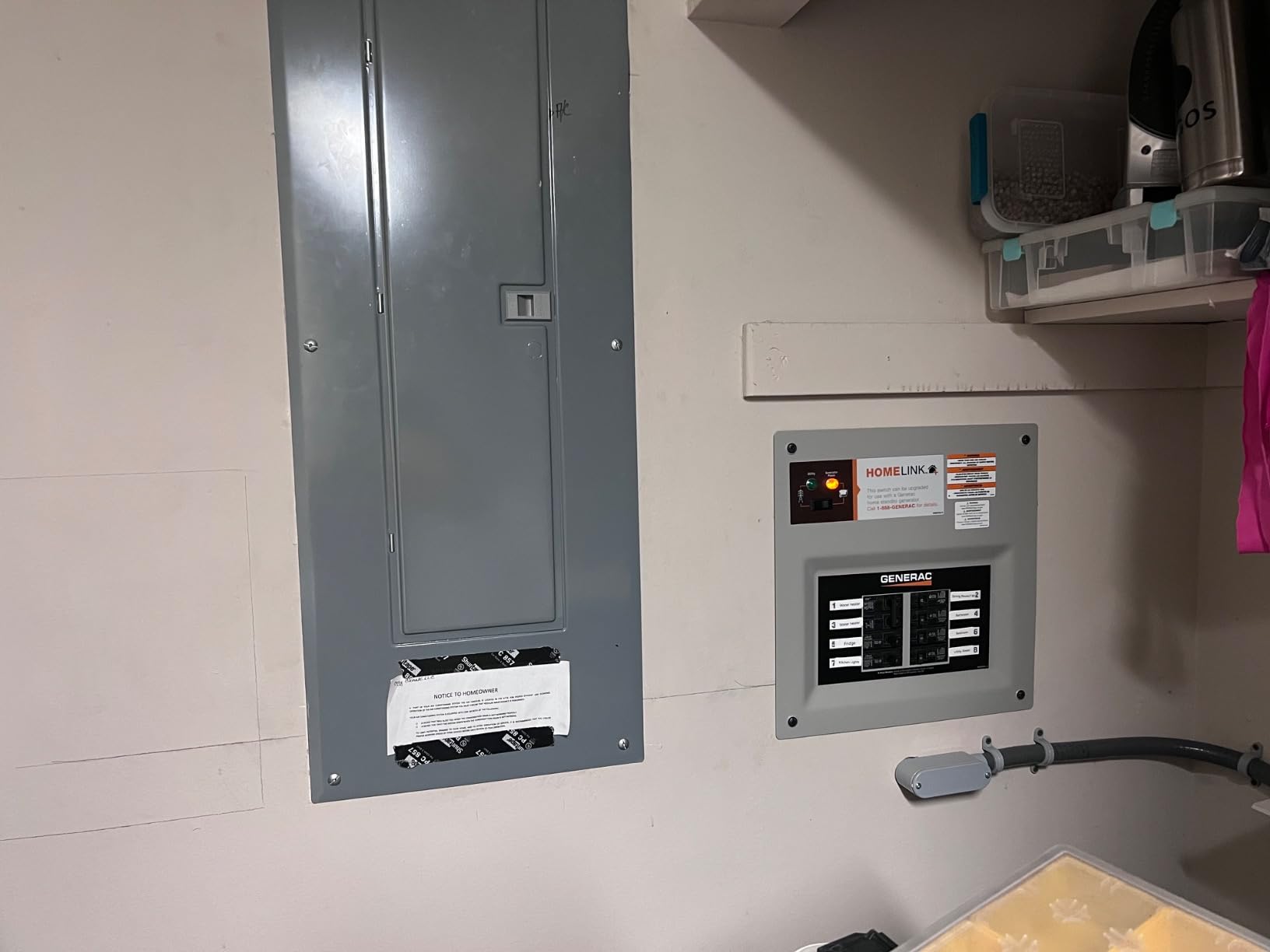 Generac HomeLink 30 Amp Portable Generator Manual Transfer Switch | Indoor Pre Wired Panel, 8-10 Circuits customer photo 1