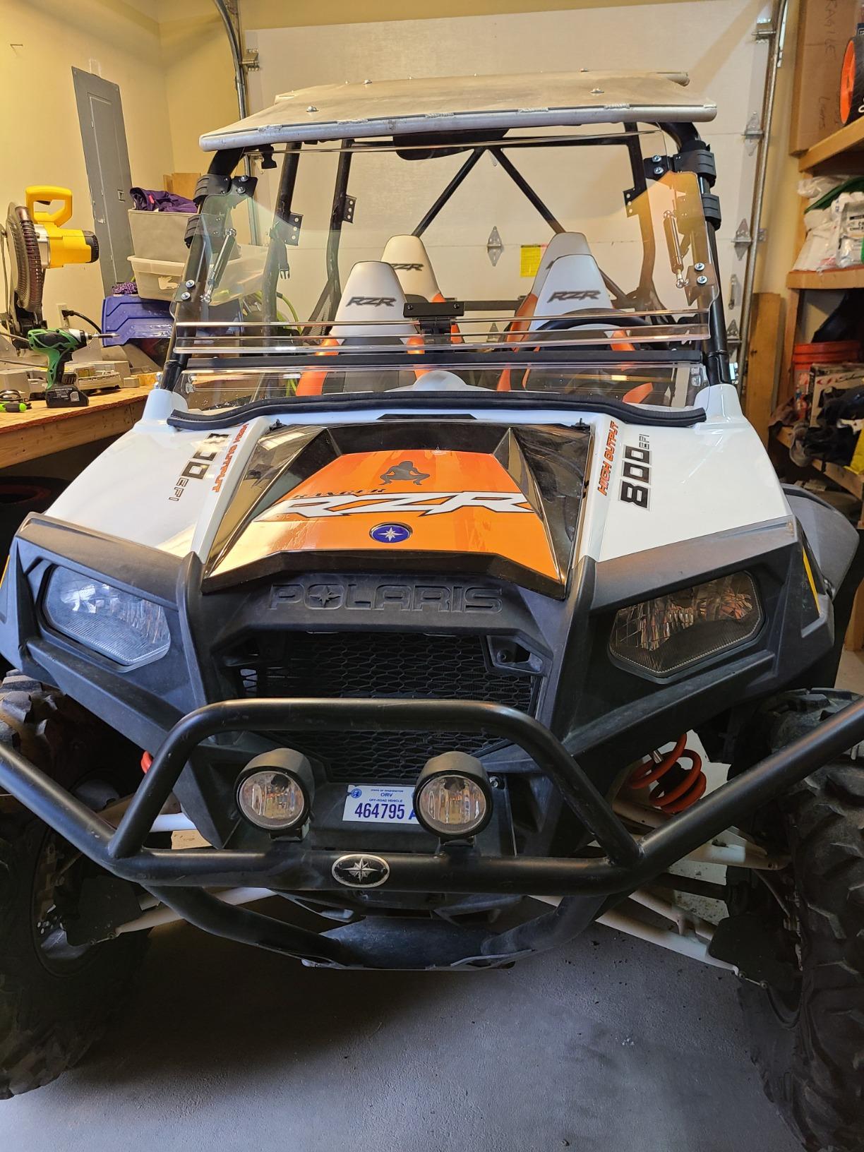 SuperATV 3-in-1 Flip Windshield for Polaris RZR | 1/4
