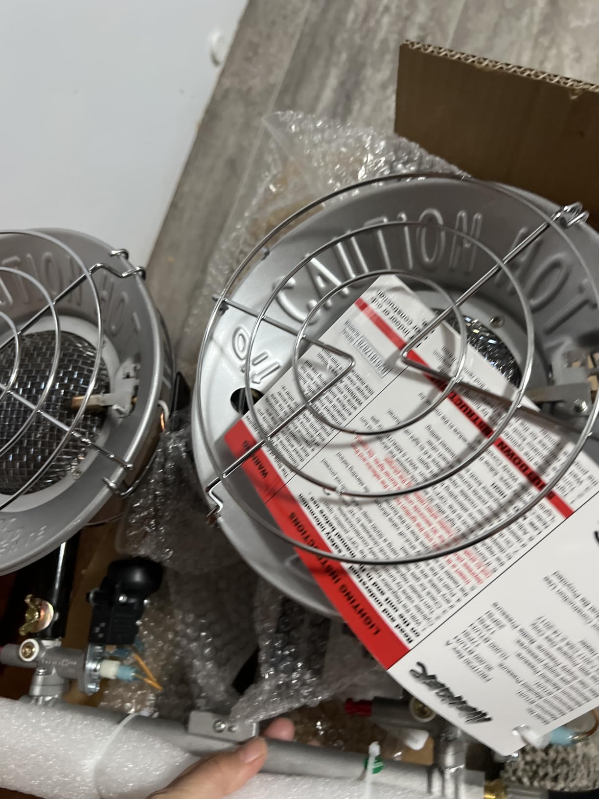 Avenger Infra-Red Tank Top Propane Heater - Dual Burner, 30,000 BTU - Model# FBDTP30 customer photo 1