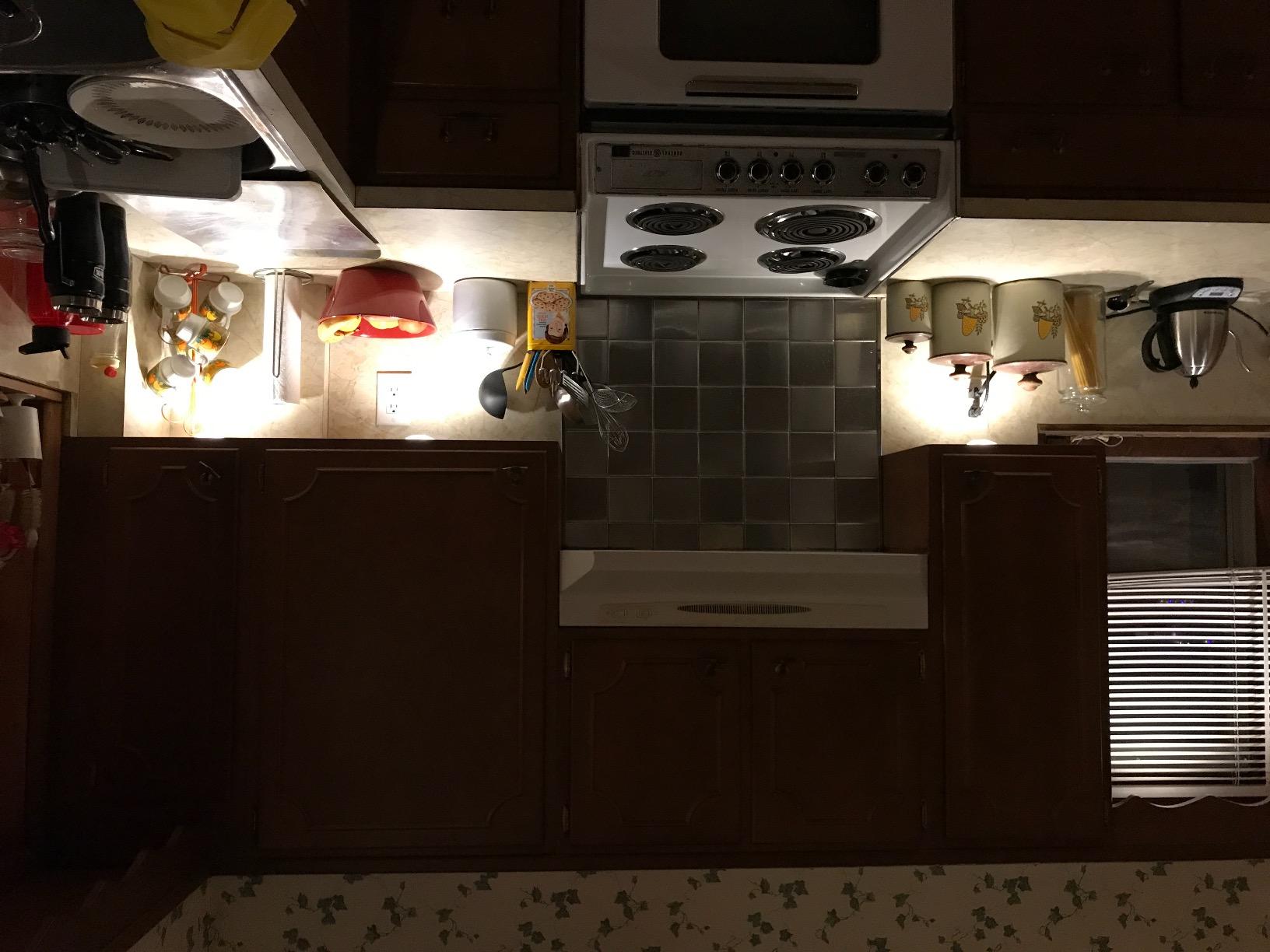 Stick On Push Lights - 6 Pack Remote Controlled LED Lights Under Cabinets - DIY Stick On Lights for Closet, Counter, Kitchen - Battery Operated Puck Lighting with Remote customer photo 1