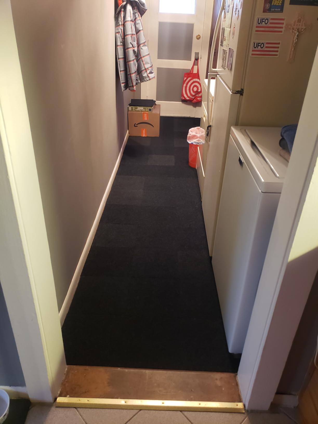 Nexus Self Adhesive 12-Inch Carpet Floor Tiles, 12 Tiles - 12