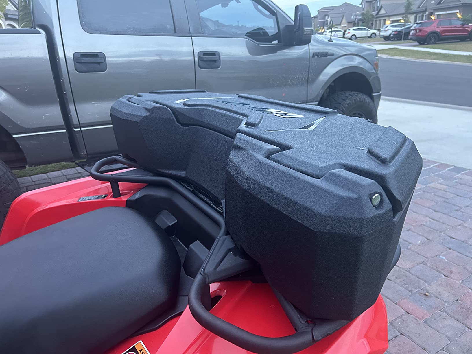 Can-Am ATV Black Cargo Storage Box, Outlander & Maverick, 715003879 customer photo 1