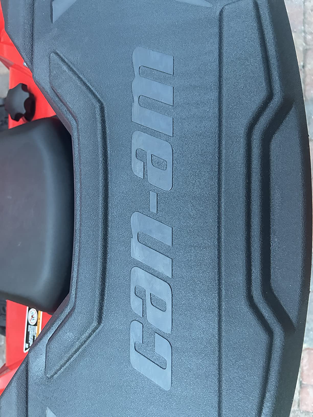 Can-Am ATV Black Cargo Storage Box, Outlander & Maverick, 715003879 customer photo 2