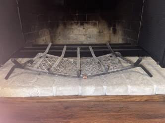 Rocky Mountain Goods 23-inch Fireplace Grate with Ember Retainer - 1/2
