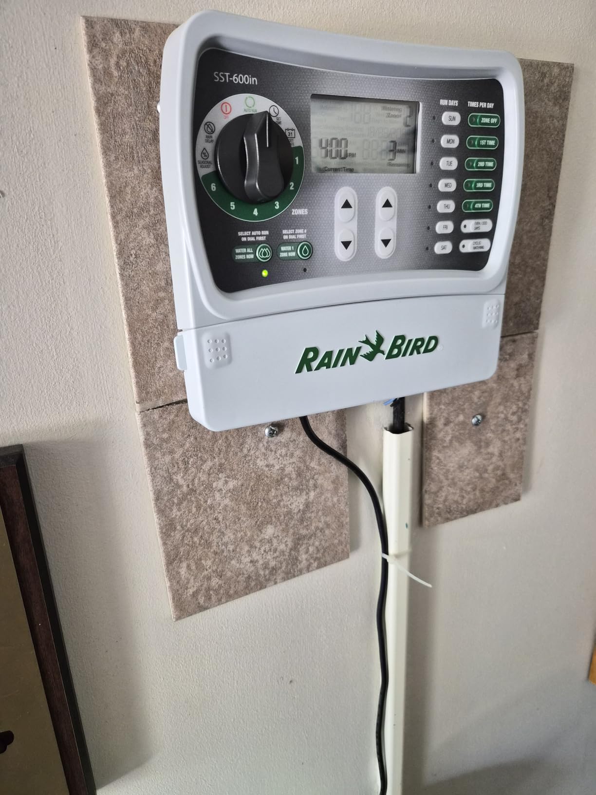 Rain Bird SST600IN Simple-to-Set Indoor Sprinkler/Irrigation System Timer/Controller, 6-Zone/Station customer photo 1
