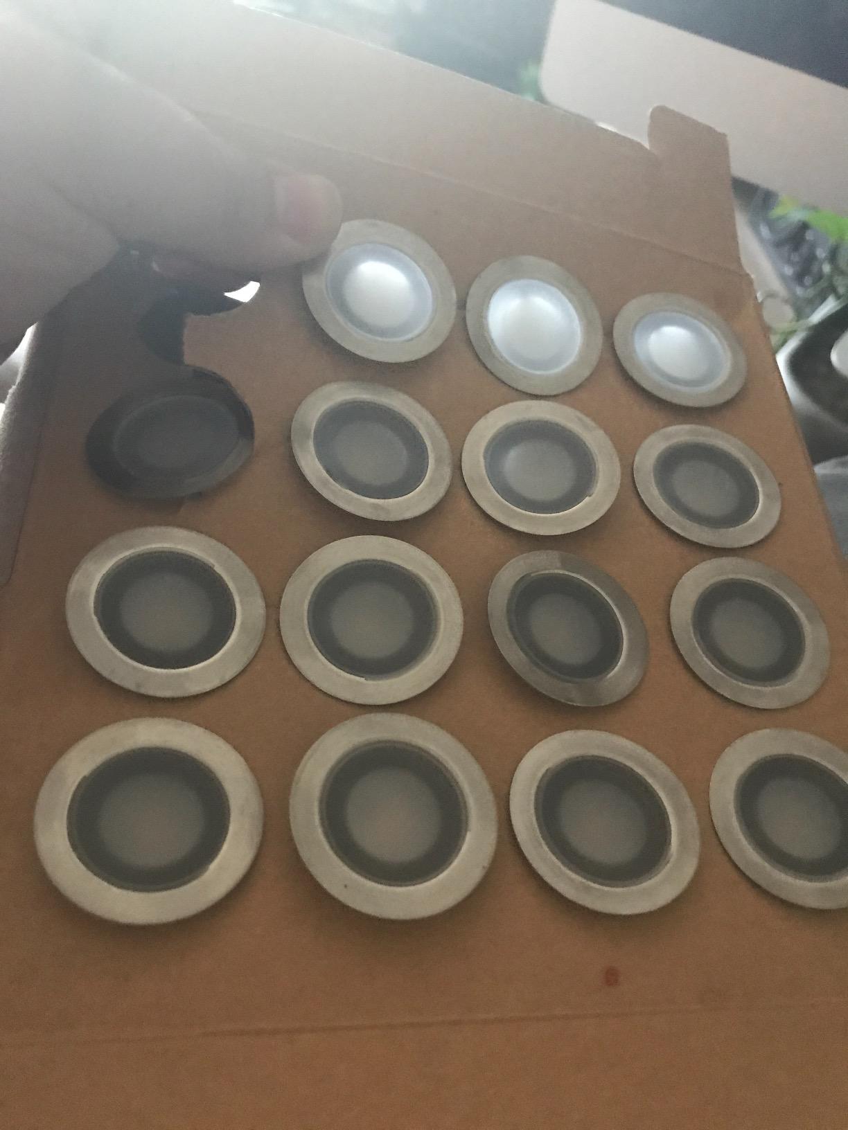 Tomshine Recessed LED Deck Light Kits, 16 Pack φ32mm Step Lights Outdoor Waterproof, 12V Low Voltage Landscape Lights customer photo 1