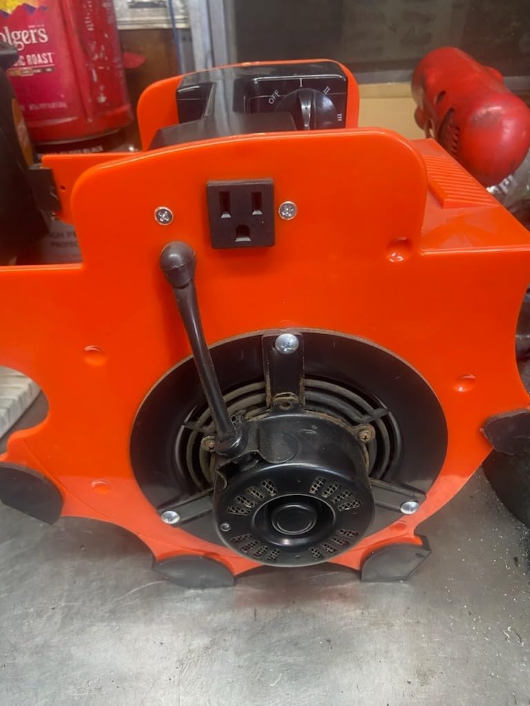 Blower Fan - 3-Speed Heavy-Duty Floor and Carpet Dryer - 1600 watts - Portable Air Mover with 4 Different Angles for Basements, Cars or Garages by Stalwart (Red) customer photo 2