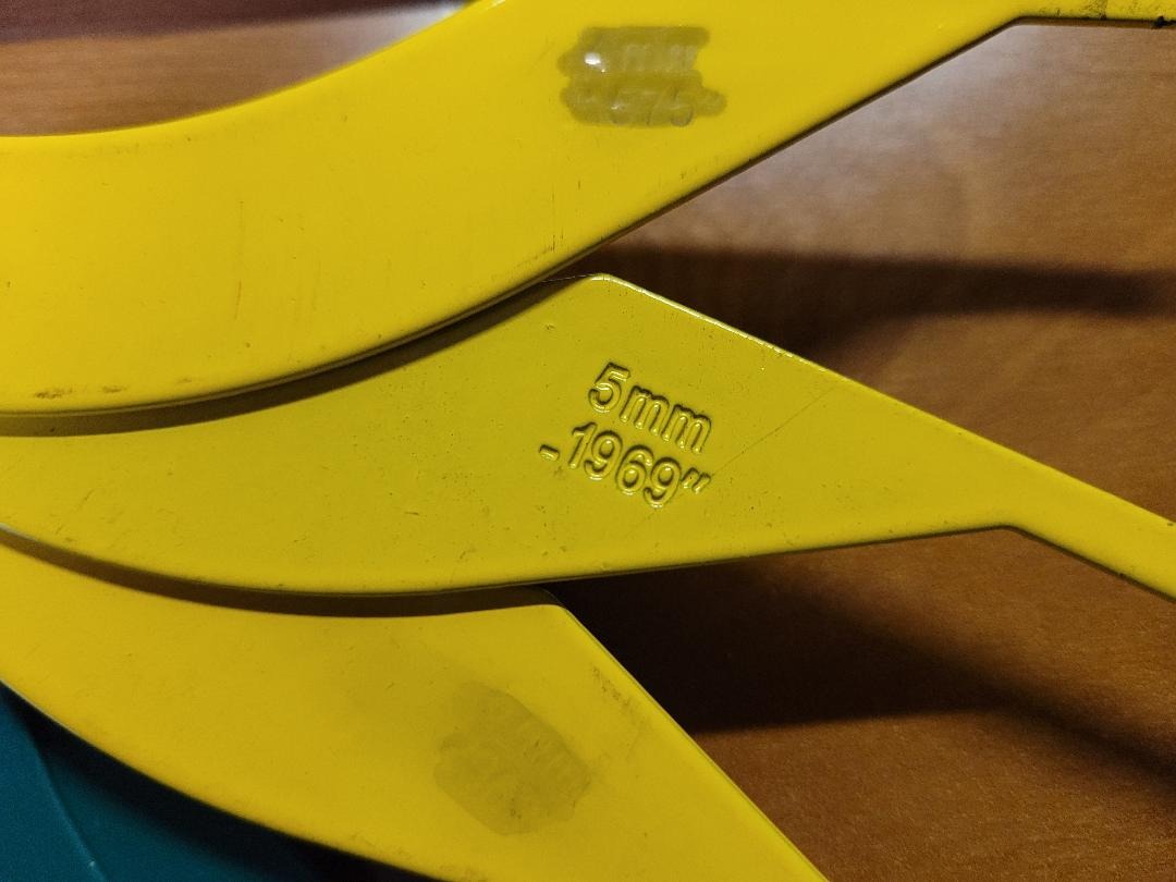 Brake Lining Thickness Gauge 8 Piece SAE & Metric Steel Constructions customer photo 2
