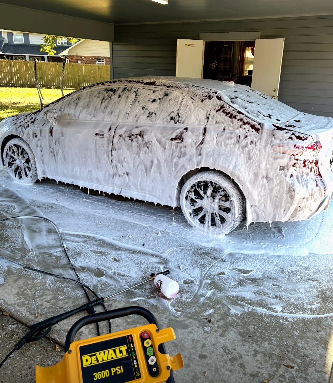 Tool Daily Pressure Washer Foam Cannon, Additional Orifice Nozzle 1.1mm | Adjustable Snow Foam Lance for Car Wash, 1/4 Inch Quick Connect, 1.5 Liter customer photo 1