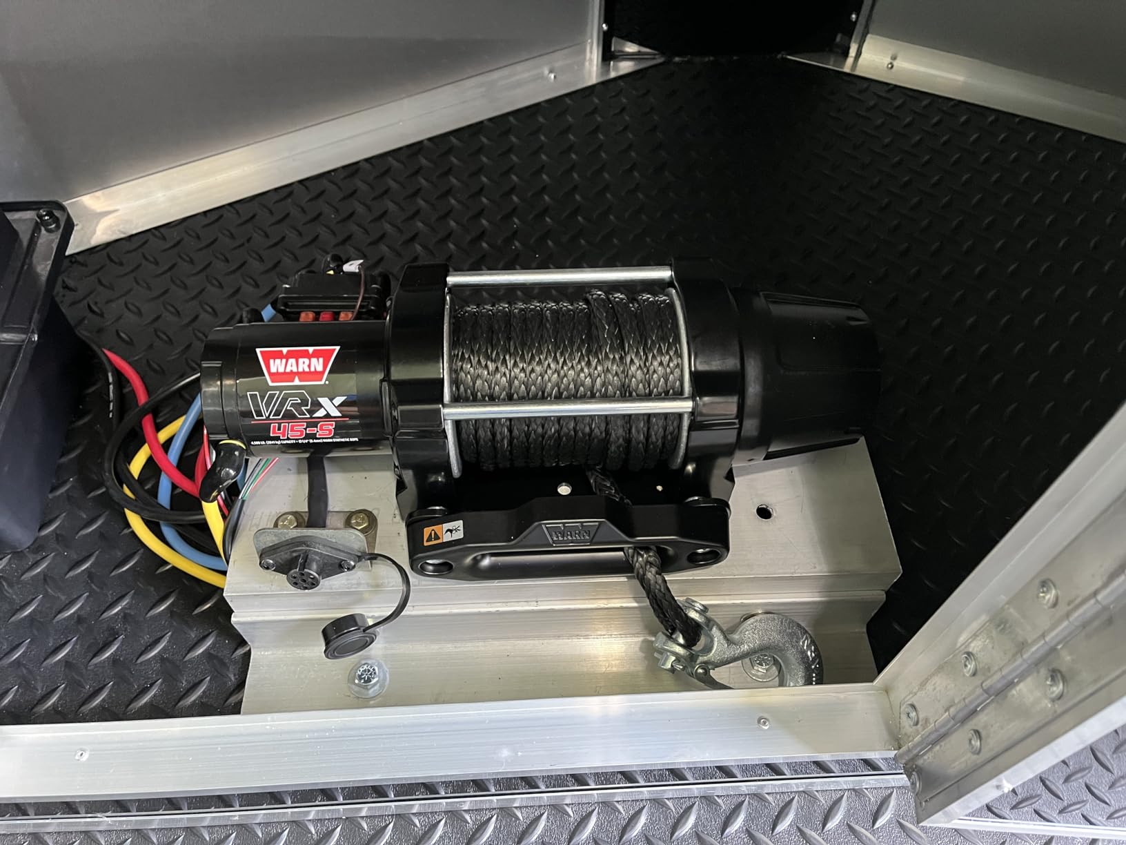 WARN VRX 45-S Powersport Winch for ATV & UTV with 4,500 lb Pulling Capacity, Synthetic Rope, Sealed Motor, All-Metal Gear Train customer photo 1
