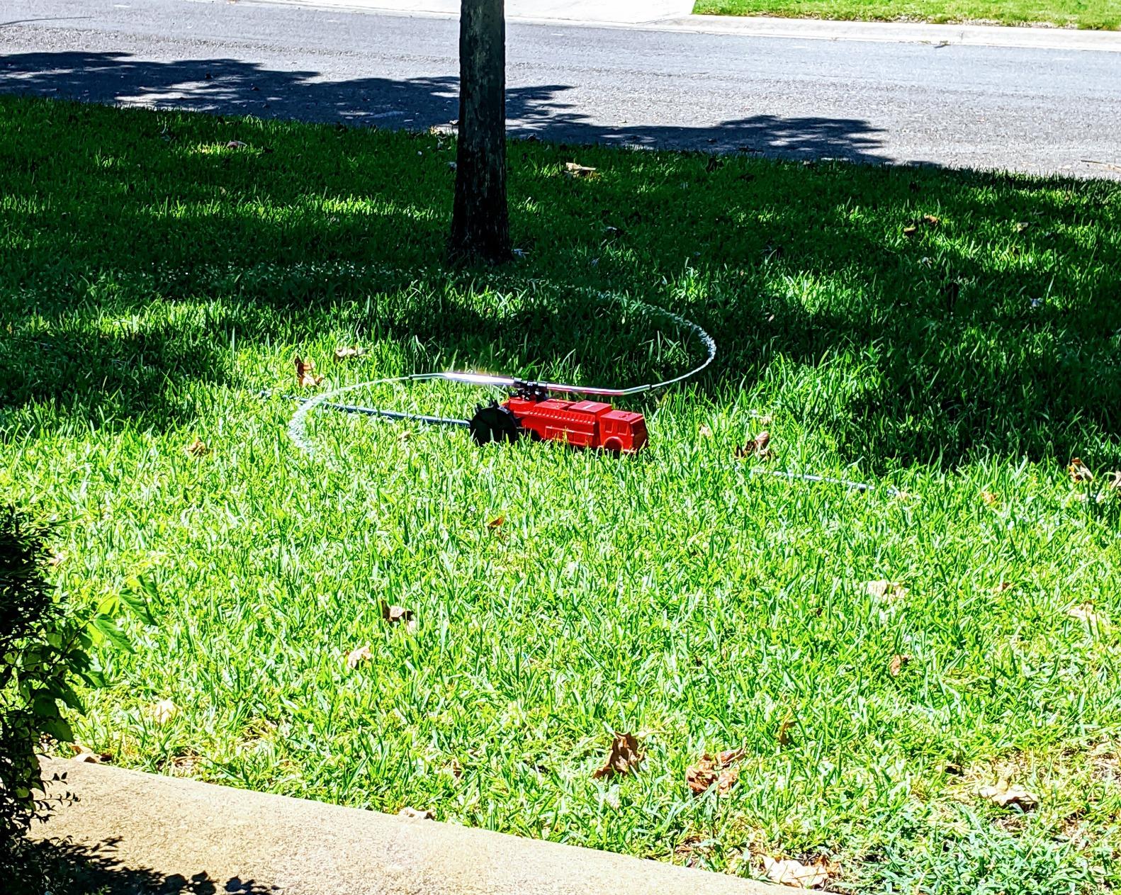 Melnor 4501 Lawn Rescue Traveling Sprinkler, 13,500 sq. ft., Variable Speed customer photo 1
