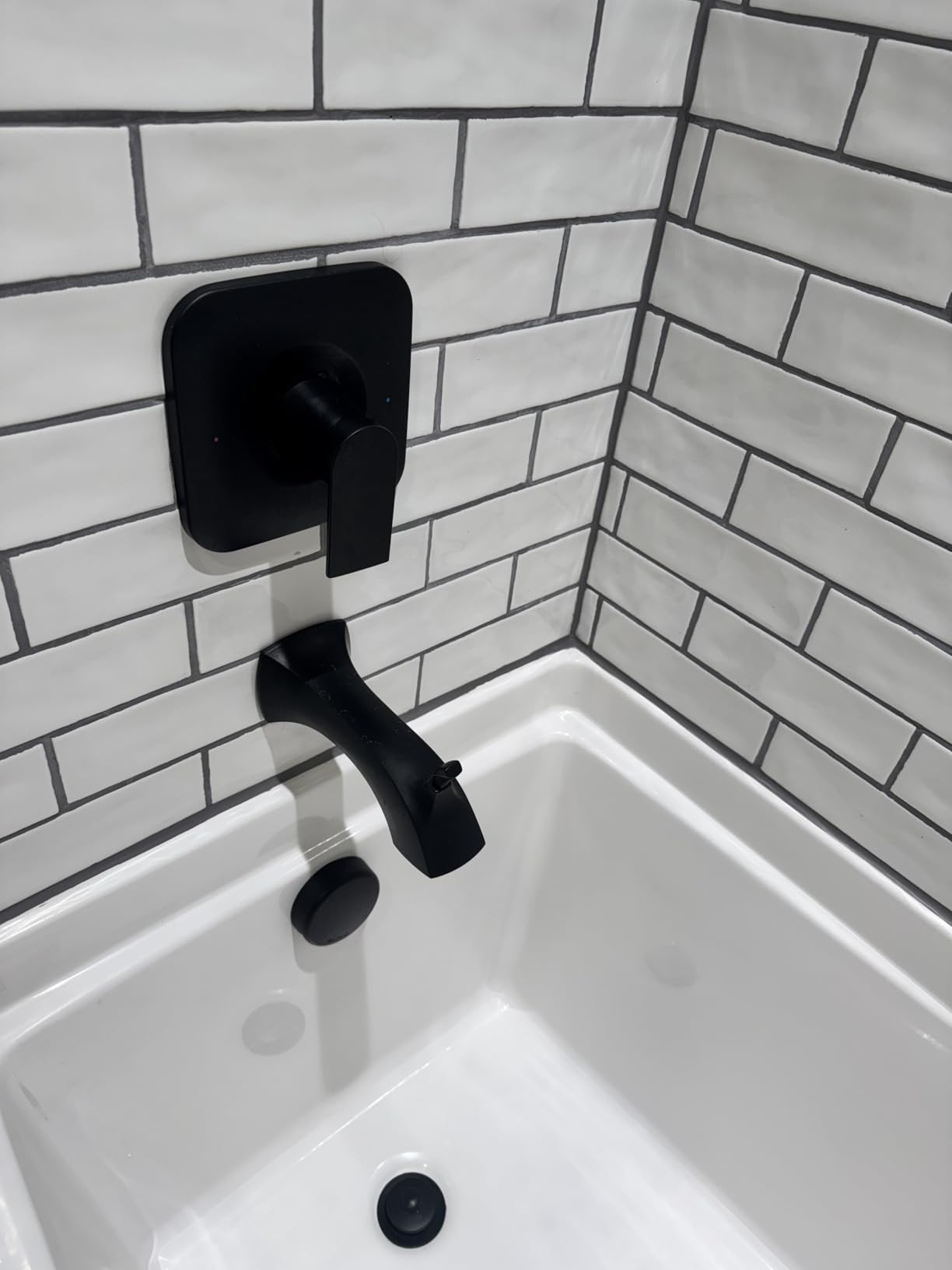Moen Genta LX Brushed Nickel 1-Handle Posi-Temp Pressure Balancing Modern Valve Trim Kit, Valve Required, T2471BN customer photo 2