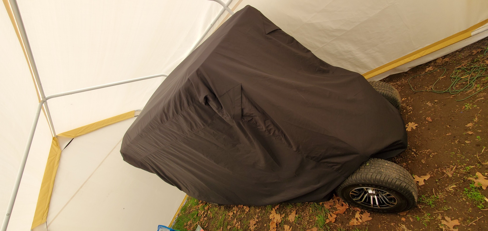 moveland 4 Passenger Golf Cart Cover Outdoor Accessories, Waterproof Dust, Extra PVC Coating, Compatible with EZGO, Club Car and Yamaha customer photo 2