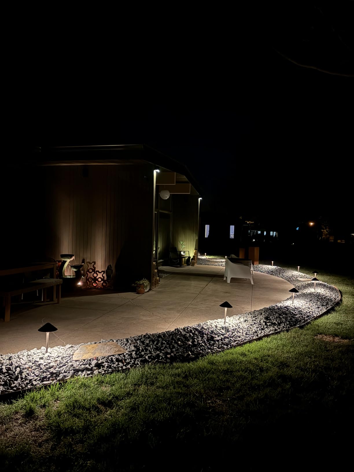 LEONLITE 4-Pack 5CCT LED Low Voltage Landscape Path Lights, 12-24V AC/DC | 3W 120LM, CRI90, ETL Listed, Cast Aluminum, IP65, 1800K/2700K/3000K/4000K/5000K, Wired Pathway Lights, for Yard Lawn customer photo 2