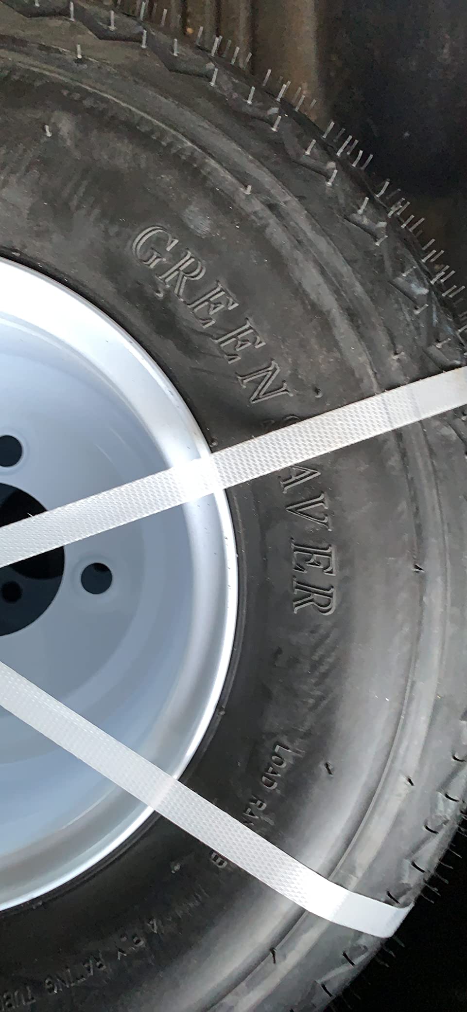 8 inch Topspin Sawtooth Tire & Steel Wheel Standard Golf Cart Assembly - Sold as One Unit customer photo 1