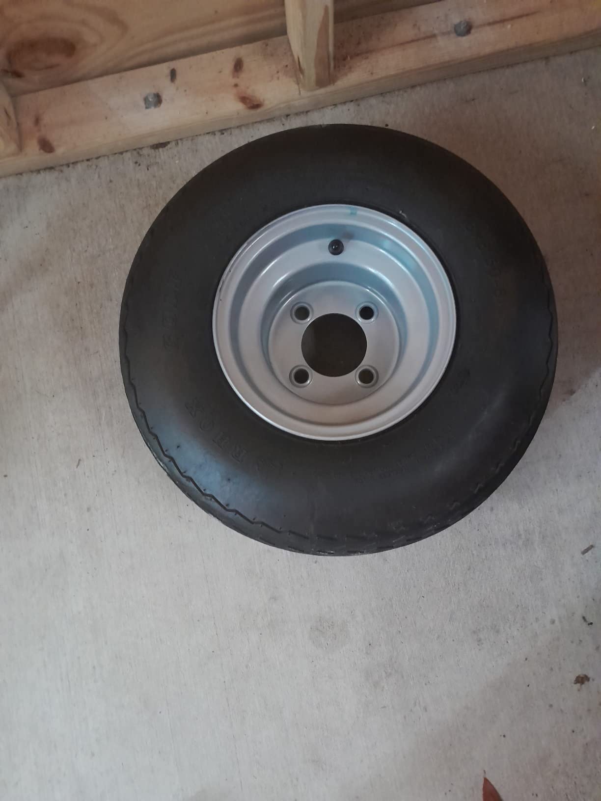 8 inch Topspin Sawtooth Tire & Steel Wheel Standard Golf Cart Assembly - Sold as One Unit customer photo 2