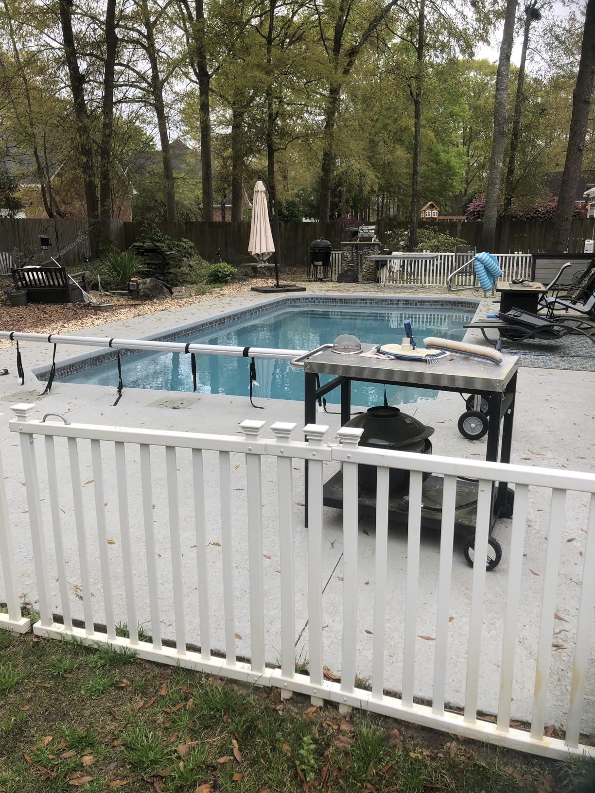 Zippity Baskenridge Picket Gate, White Vinyl DIY No Dig Kit | 3ftH x 4.2ftW, 1 Gate, ZP19038 customer photo 1