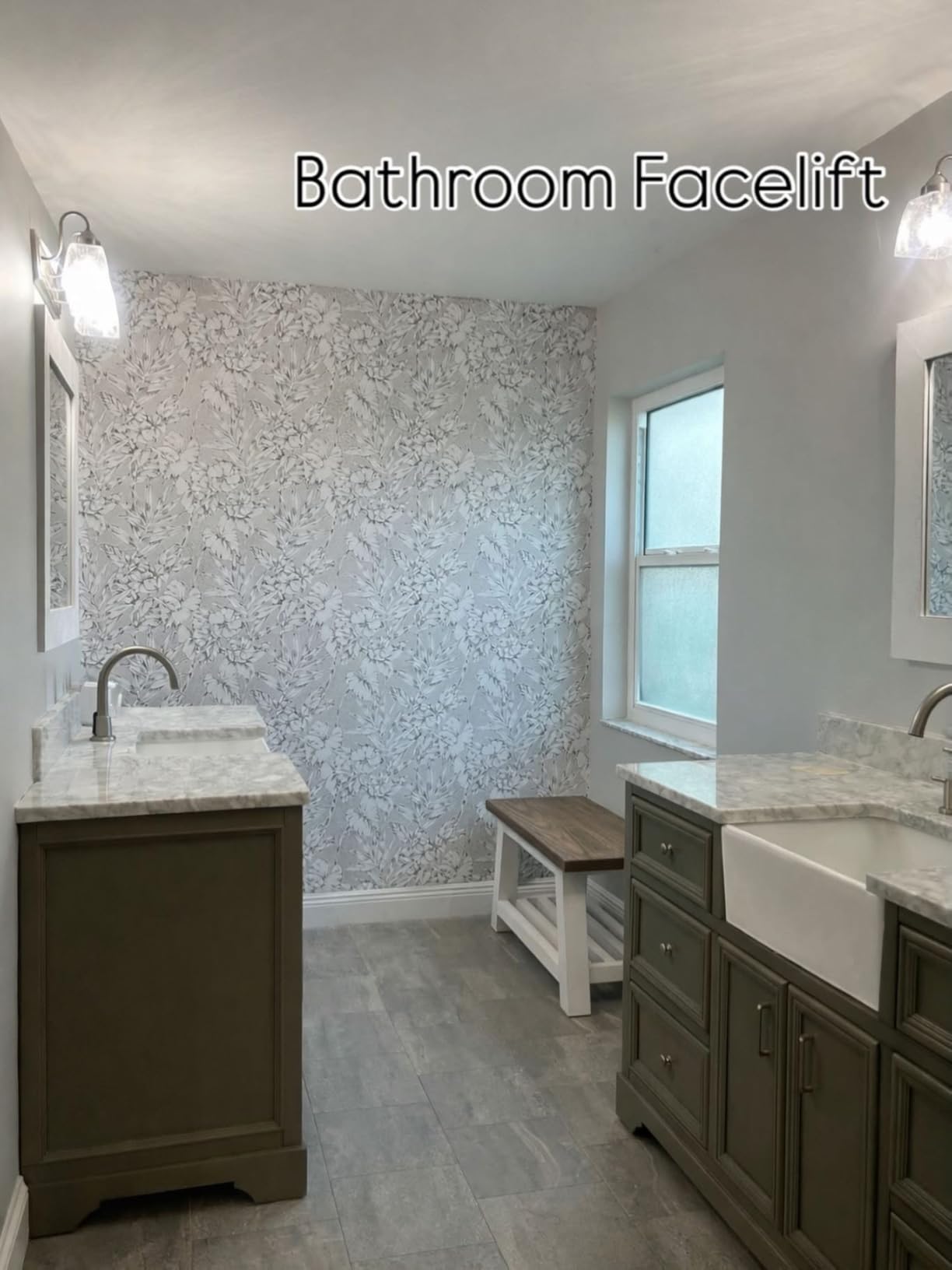 NuWallpaper Grey Cayman Peel and Stick Wallpaper, Neutral, Removable Wallpaper, Renter-Friendly, 20.5 in x 18 ft customer photo 2