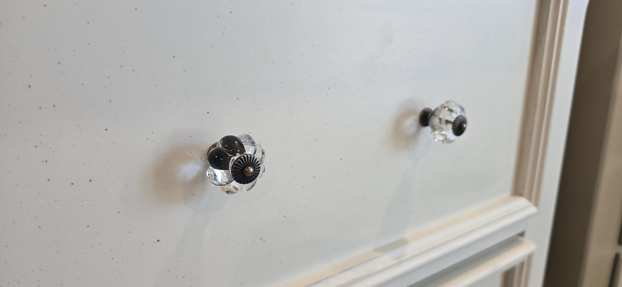 Acrylic Pumpkin Knobs, Clear Cabinet knobs Set of 10 Vintage Decorative Handles Pulls for Doors, Closet, Drawers, Dresser, Cupboard, Kitchen Furniture or Kids Room customer photo 1