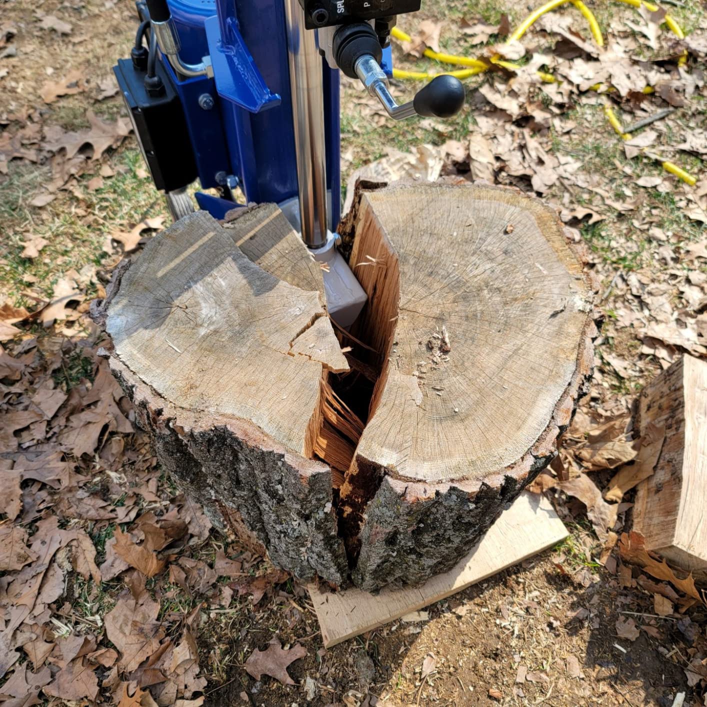 Powerhorse Horizontal/Vertical Electric Log Splitter, 8-Ton, 15 Amp, 120V Motor customer photo 1