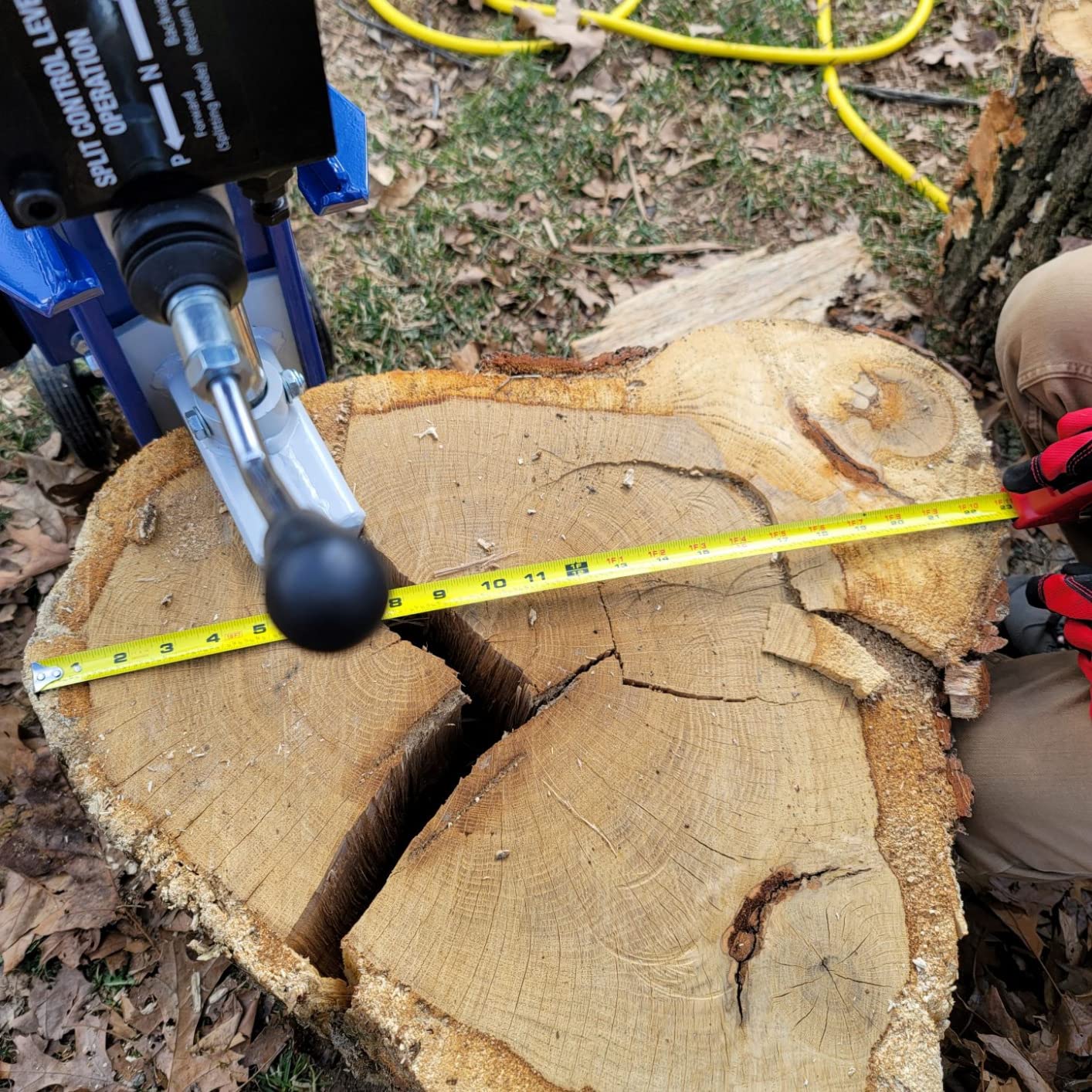 Powerhorse Horizontal/Vertical Electric Log Splitter, 8-Ton, 15 Amp, 120V Motor customer photo 2