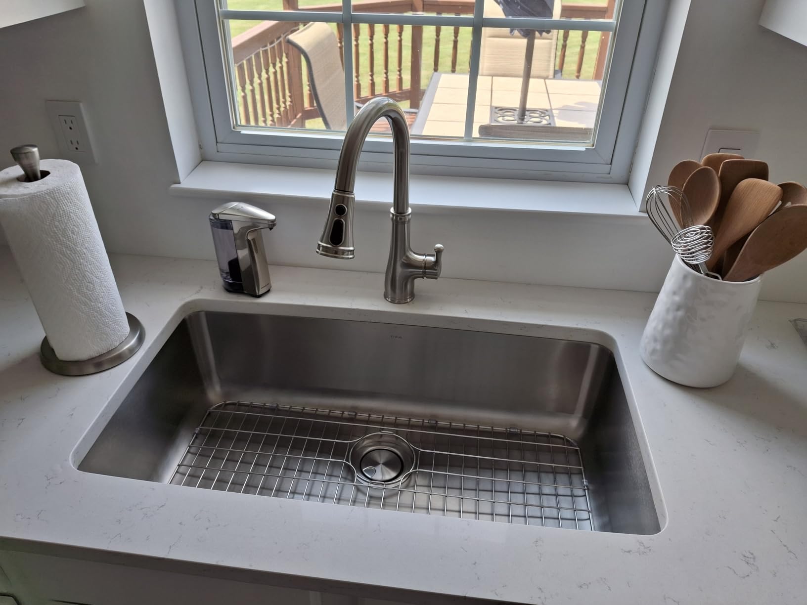 KRAUS Dex 33-inch Undermount 16 Gauge Stainless Steel Single Bowl Kitchen Sink customer photo 2
