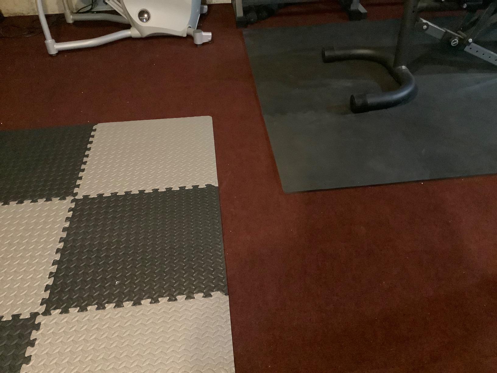BEAUTYOVO Puzzle Exercise Mat with 12/24/48 Tiles Interlocking Foam Gym Mats, 24